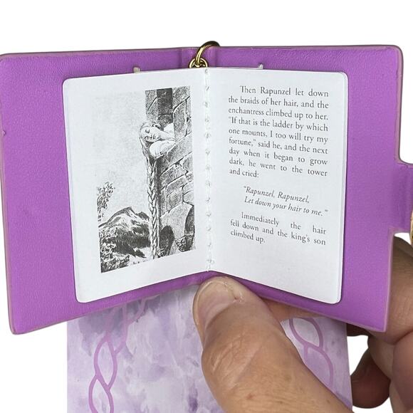 LitJoy Rapunzel Fairytale Book Keychain - The Brothers Grimm May 2025 Box - Picture 2 of 7
